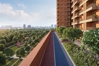 Elevated Jogging Track at Max Estate 105