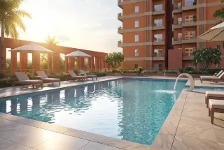 Temp-Controlled Swimming Pool at Max Estate 105