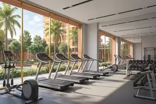 Modern Fitness Centre at Max Estate 105