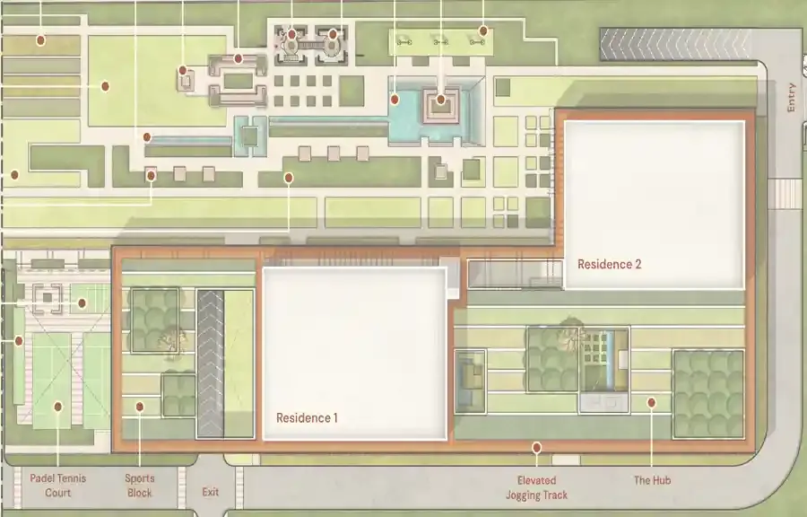 Max Estate 105 master plan layout